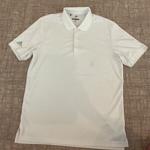 Adidas men polo shirt white
